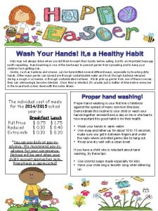 Wash Your Hands Its a Healthy Habit Kids