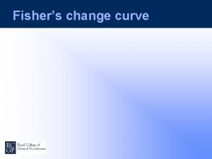 Fishers change curve Changes to WPBA proposals RCGP