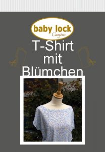 TShirt mit Blmchen Anleitung fr ein TShirt Beispieltext