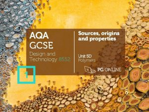 AQA GCSE Design and Technology 8552 1 Sources