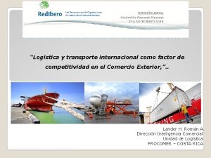 Logstica y transporte internacional como factor de competitividad