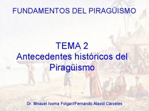 Antecedentes histricos del Piragismo FUNDAMENTOS DEL PIRAGISMO TEMA