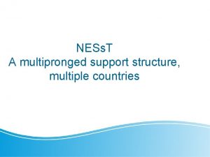 NESs T A multipronged support structure multiple countries