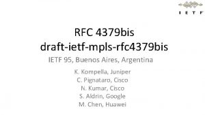RFC 4379 bis draftietfmplsrfc 4379 bis IETF 95