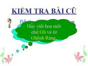 KIM TRA BI C Tit tp vit tun