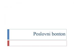 Poslovni bonton ta je to poslovni bonton dobri