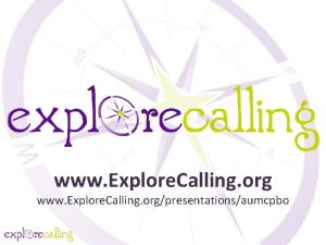 www Explore Calling orgpresentationsaumcpbo 7436 active candidates 1295