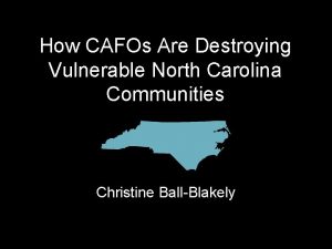 How CAFOs Are Destroying Vulnerable North Carolina Communities