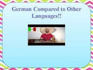 German Compared to Other Languages 2014 Brain Wrinkles