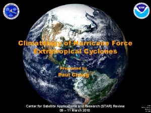 Climatology of Hurricane Force Extratropical Cyclones Presented by