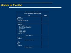 Modelo de Planilha Anlise Comparativa de Encargos Sociais