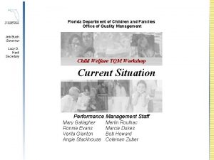 Florida Department of Children and Families Office of