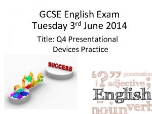 AQA A GCSE English English Language Unit 1