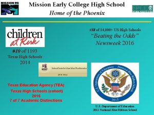 Mission Early College High School Home of the