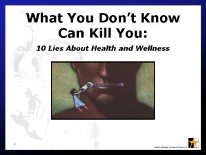 What You Dont Know Can Kill You 10