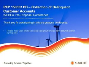 RFP 150353 PD Collection of Delinquent Customer Accounts