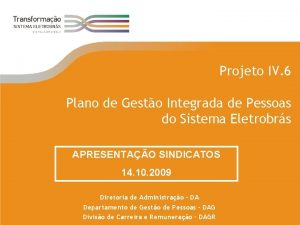 Projeto IV 6 Plano de Gesto Integrada de