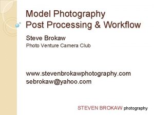 Model Photography Post Processing Workflow Steve Brokaw Photo