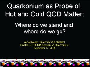 Quarkonium as Probe of Hot and Cold QCD