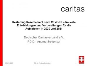 Restarting Resettlement nach Covid19 Neueste Entwicklungen und Vorbereitungen