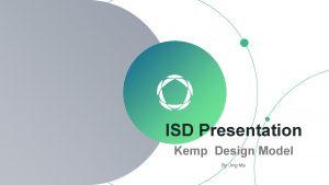 KEMP ISD Presentation Kemp Design Model By Jing