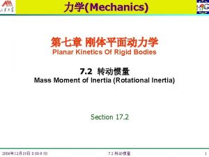 Mechanics Planar Kinetics Of Rigid Bodies 7 2