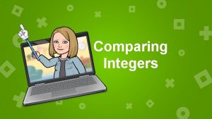 Comparing Integers Comparing Integers Using a Number Line