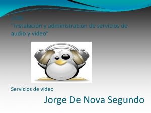 UD 8 Instalacin y administracin de servicios de