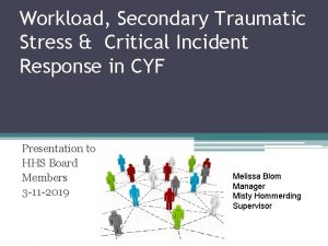 Workload Secondary Traumatic Stress Critical Incident Response in