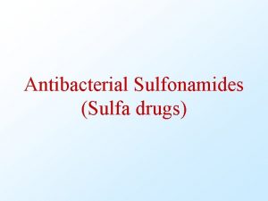 Antibacterial Sulfonamides Sulfa drugs Chemistry and nomenclature Sulfamethazine