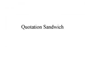 Quotation Sandwich Case Study Hate Speech Codes A
