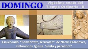 DOMINGO Vigsimo sexto del Tiempo Ordinario B Regi