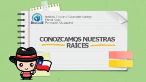 Instituto Cristiano Edumaster College Primer Ciclo Formacin Ciudadana