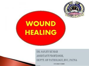 WOUND HEALING DR SANJIV KUMAR Introduction DR SANJIV