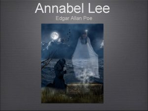 Annabel Lee Edgar Allan Poe The poem Narrative
