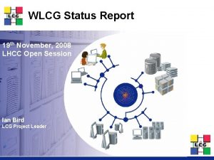 WLCG Status Report 19 th November 2008 LHCC