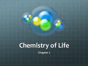 Chemistry of Life Chapter 2 Warm Up 827