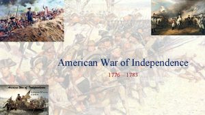 American War of Independence 1776 1783 Battle Sites