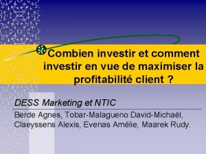 Combien investir et comment investir en vue de