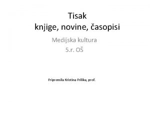 Tisak knjige novine asopisi Medijska kultura 5 r