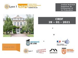 Institut National Suprieur du Professorat et de lEducation