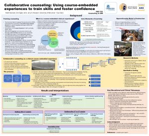 Collaborative counseling Using courseembedded experiences to train skills