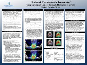 Dosimetric Planning on the Treatment of Oropharyngeal Cancer