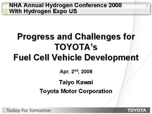 NHA Annual Hydrogen Conference 2008 With Hydrogen Expo