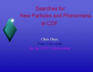 Searches for New Particles and Phenomena at CDF