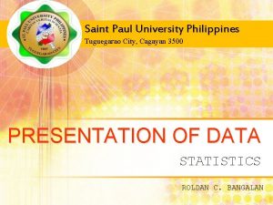 Saint Paul University Philippines Tuguegarao City Cagayan 3500