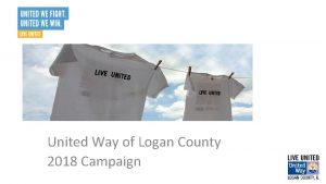 United Way of Logan County 2018 Campaign Walking