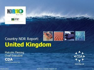 Country NDR Report United Kingdom Malcolm Fleming Chief