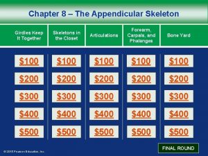 Chapter 8 The Appendicular Skeleton Articulations Forearm Carpals