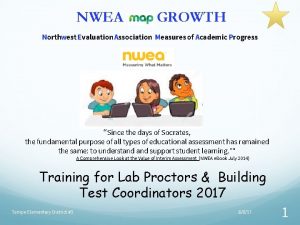 NWEA GROWTH Northwest Evaluation Association Measures of Academic